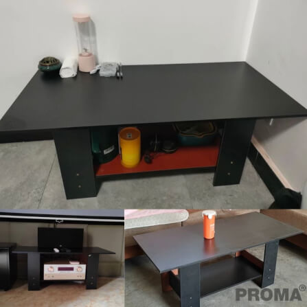 โต๊ะกลาง PROMA-CTB-62-04 100 ซม. สีดำ_1